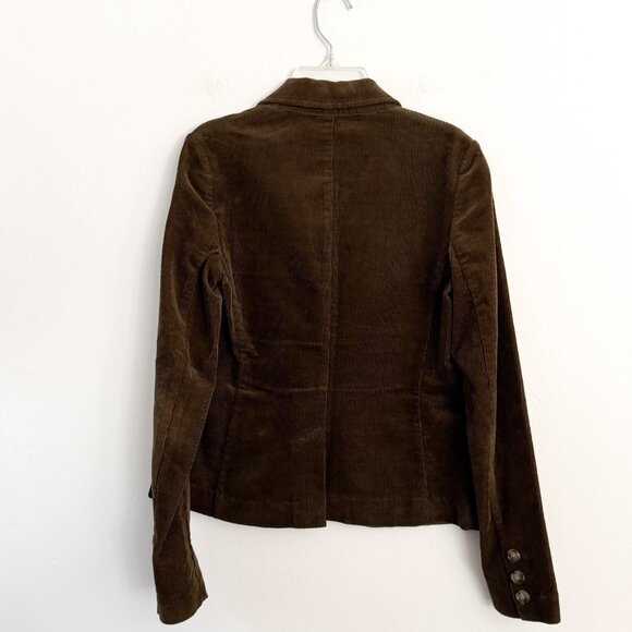 theory // brown corduroy suit blazer set with trousers / 2 - Picture 7 of 13